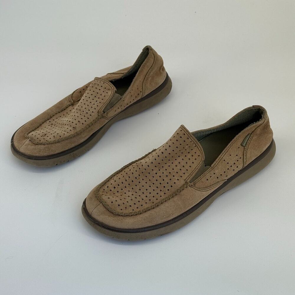 Patagonia Mens Shoes Size 12 Maui Slip On Loafer Perforated Comfort Beige - Picture 8 of 16